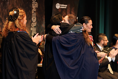 Photo from the TWoA Tāmaki Makaurau 2023 Graduations (Ceremony 4 @ 10am), held at the Due Drop Events Centre, Manukau, Auckland, New Zealand on Thursday, 8 June, 2023. Photo: Mike Walen / KeyImagery Photography. Copyright: © Te Wānanga o Aotearoa.