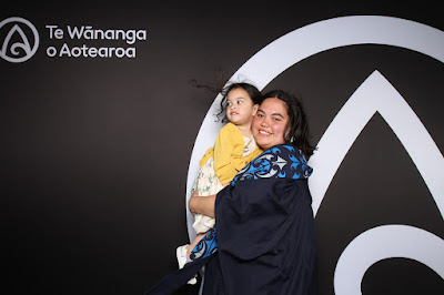 Photo from the TWoA Tāmaki Makaurau 2023 November Graduations (Ceremony 1 @ 1pm), held at the Due Drop Events Centre, Manukau, Auckland, New Zealand on Tuesday, 28 November, 2023. Photo: InstaBooth by KeyImagery Photography. Copyright: © Te Wānanga o Aotearoa.