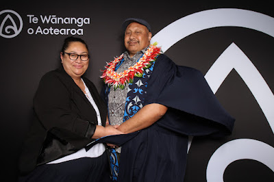 Photo from the TWoA Tāmaki Makaurau 2023 November Graduations (Ceremony 1 @ 1pm), held at the Due Drop Events Centre, Manukau, Auckland, New Zealand on Tuesday, 28 November, 2023. Photo: InstaBooth by KeyImagery Photography. Copyright: © Te Wānanga o Aotearoa.