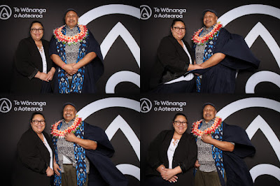 Photo from the TWoA Tāmaki Makaurau 2023 November Graduations (Ceremony 1 @ 1pm), held at the Due Drop Events Centre, Manukau, Auckland, New Zealand on Tuesday, 28 November, 2023. Photo: InstaBooth by KeyImagery Photography. Copyright: © Te Wānanga o Aotearoa.