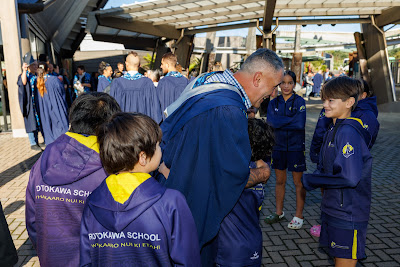 Photo from the TWoA Waiariki 2023 Graduations (Waiwhero), held at Te Puia, Rotorua, Bay of Plenty, New Zealand on Friday, 12 May, 2023. Photo: Mike Walen / KeyImagery Photography. Copyright: © Te Wānanga o Aotearoa.