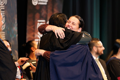 Photo from the TWoA Tāmaki Makaurau 2023 Graduations (Ceremony 4 @ 10am), held at the Due Drop Events Centre, Manukau, Auckland, New Zealand on Thursday, 8 June, 2023. Photo: Mike Walen / KeyImagery Photography. Copyright: © Te Wānanga o Aotearoa.