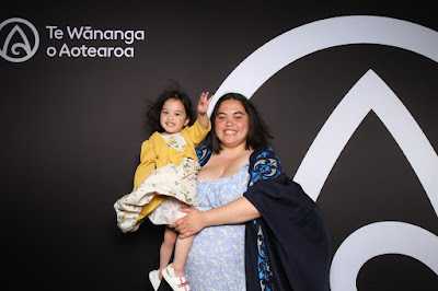 Photo from the TWoA Tāmaki Makaurau 2023 November Graduations (Ceremony 1 @ 1pm), held at the Due Drop Events Centre, Manukau, Auckland, New Zealand on Tuesday, 28 November, 2023. Photo: InstaBooth by KeyImagery Photography. Copyright: © Te Wānanga o Aotearoa.