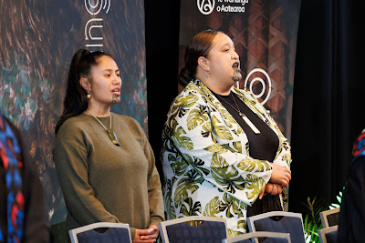 Photo from the TWoA Tāmaki Makaurau 2023 Graduations (Ceremony 6 @ 8pm), held at the Due Drop Events Centre, Manukau, Auckland, New Zealand on Thursday, 8 June, 2023. Photo: Mike Walen / KeyImagery Photography. Copyright: © Te Wānanga o Aotearoa.