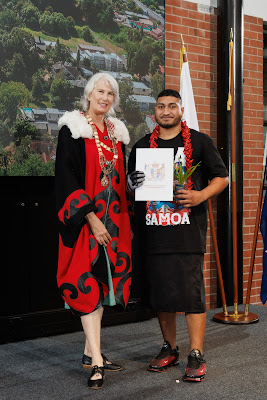 Photo from the HCC NZ Citizenship Ceremony 1 (Morning) held at The Atrium, Wintec/Te Pukenga, Hamilton, Waikato, New Zealand at 10:00am on Monday, 11 March, 2024. Photo: Mike Walen / KeyImagery Photography. Copyright: © Hamilton City Council.