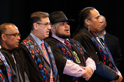 Photo from the TWoA Tāmaki Makaurau 2023 Graduations (Ceremony 6 @ 8pm), held at the Due Drop Events Centre, Manukau, Auckland, New Zealand on Thursday, 8 June, 2023. Photo: Mike Walen / KeyImagery Photography. Copyright: © Te Wānanga o Aotearoa.