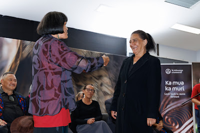 Photo from the TWoA Te Tai Tokerau (Kaitaia) 2025 Graduation held at Te Kura Kaupapa Maori o Pukemiro in Kaitaia, Northland, New Zealand on Monday, 14 April, 2025. Photo by Mike Walen / KeyImagery Photography. Copyright: © 2025 Te Wānanga o Aotearoa.