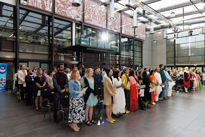 Photo from the HCC NZ Citizenship Ceremony 1 (Morning) held at The Atrium, Wintec/Te Pukenga, Hamilton, Waikato, New Zealand at 10:00am on Monday, 11 March, 2024. Photo: Mike Walen / KeyImagery Photography. Copyright: © Hamilton City Council.