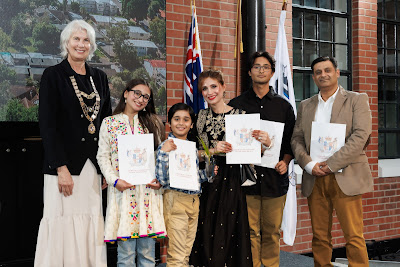 Photo from the HCC NZ Citizenship Ceremony 2 (Afternoon) held at The Atrium, Wintec/Te Pukenga, Hamilton, Waikato, New Zealand at 3:30pm on Monday, 15 April, 2024. Photo: Mike Walen / KeyImagery Photography. Copyright: © Hamilton City Council.