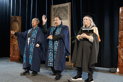 Photo from the TWoA Tainui 2024 Graduations (Ceremony 2 @ 2pm), held at the Claudelands Event Centre in Hamilton, Waikato, New Zealand on Tuesday, 23 April, 2024. Photo: Mike Walen / KeyImagery Photography. Copyright: © Te Wānanga o Aotearoa.