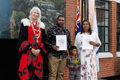 Photo from the HCC NZ Citizenship Ceremony (Afternoon) held in The Atrium, Wintec/Te Pukenga, Hamilton, Waikato, New Zealand at 3:30pm on Monday, 12 February, 2024. Photo: Mike Walen / KeyImagery Photography. Copyright: © Hamilton City Council.
