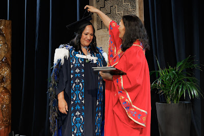 Photo from the TWoA Tainui 2024 Graduations (Ceremony 2 @ 2pm), held at the Claudelands Event Centre in Hamilton, Waikato, New Zealand on Tuesday, 23 April, 2024. Photo: Mike Walen / KeyImagery Photography. Copyright: © Te Wānanga o Aotearoa.