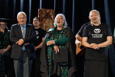Photo from the TWoA Tainui 2024 Graduations (Ceremony 2 @ 2pm), held at the Claudelands Event Centre in Hamilton, Waikato, New Zealand on Tuesday, 23 April, 2024. Photo: Mike Walen / KeyImagery Photography. Copyright: © Te Wānanga o Aotearoa.