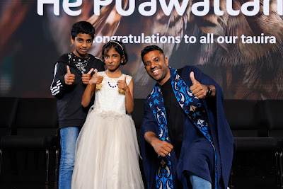 Photo from Ceremony 5 of the TWoA Tāmaki Makaurau 2025 Graduations (May 2025) held at the Mangere Arts Centre in Auckland, New Zealand on Tuesday, 27 May, 2025. Photo by Mike Walen / KeyImagery Photography. Copyright: © 2025 Te Wānanga o Aotearoa.