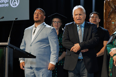 Photo from the TWoA Tainui 2024 Graduations (Ceremony 2 @ 2pm), held at the Claudelands Event Centre in Hamilton, Waikato, New Zealand on Tuesday, 23 April, 2024. Photo: Mike Walen / KeyImagery Photography. Copyright: © Te Wānanga o Aotearoa.