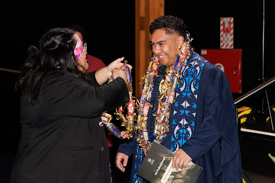 Photo from Ceremony 2 of the TWoA Tāmaki Makaurau 2025 Graduations (May 2025) held at the Mangere Arts Centre in Auckland, New Zealand on Monday, 26 May, 2025. Photo by Mike Walen / KeyImagery Photography. Copyright: © 2025 Te Wānanga o Aotearoa.