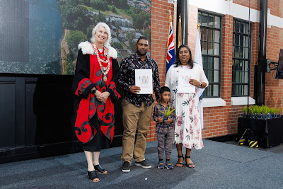 Photo from the HCC NZ Citizenship Ceremony (Afternoon) held in The Atrium, Wintec/Te Pukenga, Hamilton, Waikato, New Zealand at 3:30pm on Monday, 12 February, 2024. Photo: Mike Walen / KeyImagery Photography. Copyright: © Hamilton City Council.