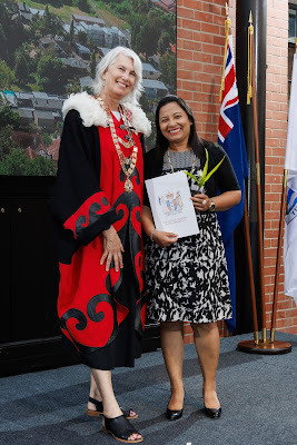 Photo from the HCC NZ Citizenship Ceremony (Afternoon) held in The Atrium, Wintec/Te Pukenga, Hamilton, Waikato, New Zealand at 3:30pm on Monday, 12 February, 2024. Photo: Mike Walen / KeyImagery Photography. Copyright: © Hamilton City Council.