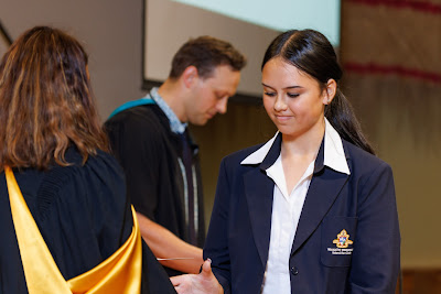 Photo from the Waikato Diocesan Junior Prize-giving 2022 event held at Waikato Diocesan School for Girls, Hamilton, New Zealand, on Tuesday, 13 December, 2022.  Photo: Mike Walen / KeyImagery Photography. Copyright © Waikato Diocesan School for Girls.