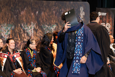 Photo from the TWoA Tāmaki Makaurau 2023 Graduations (Ceremony 4 @ 10am), held at the Due Drop Events Centre, Manukau, Auckland, New Zealand on Thursday, 8 June, 2023. Photo: Mike Walen / KeyImagery Photography. Copyright: © Te Wānanga o Aotearoa.
