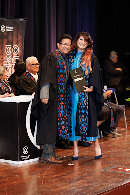 Photo from the TWoA Tāmaki Makaurau 2023 Graduations (Ceremony 3 @ 8pm), held at the Due Drop Events Centre, Manukau, Auckland, New Zealand on Wednesday, 7 June, 2023. Photo: Mike Walen / KeyImagery Photography. Copyright: © Te Wānanga o Aotearoa.