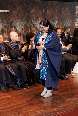 Photo from the TWoA Tāmaki Makaurau 2023 Graduations (Ceremony 3 @ 8pm), held at the Due Drop Events Centre, Manukau, Auckland, New Zealand on Wednesday, 7 June, 2023. Photo: Mike Walen / KeyImagery Photography. Copyright: © Te Wānanga o Aotearoa.