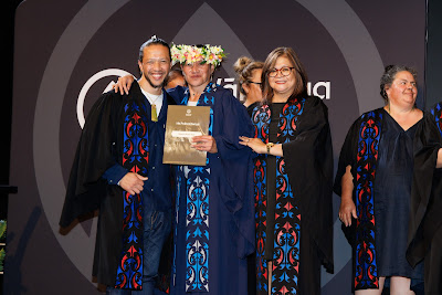Photo from Ceremony 5 of the TWoA Tāmaki Makaurau 2025 Graduations (May 2025) held at the Mangere Arts Centre in Auckland, New Zealand on Tuesday, 27 May, 2025. Photo by Mike Walen / KeyImagery Photography. Copyright: © 2025 Te Wānanga o Aotearoa.