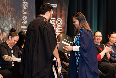 Photo from the TWoA Tāmaki Makaurau 2023 Graduations (Ceremony 4 @ 10am), held at the Due Drop Events Centre, Manukau, Auckland, New Zealand on Thursday, 8 June, 2023. Photo: Mike Walen / KeyImagery Photography. Copyright: © Te Wānanga o Aotearoa.