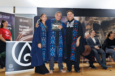 Photo from the TWoA Te Tai Tokerau (Kaitaia) 2025 Graduation held at Te Kura Kaupapa Maori o Pukemiro in Kaitaia, Northland, New Zealand on Monday, 14 April, 2025. Photo by Mike Walen / KeyImagery Photography. Copyright: © 2025 Te Wānanga o Aotearoa.