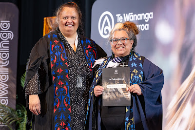 Photo from the TWoA Whirikoka 2024 Graduation (Gisborne), held at the War Memorial Theatre, Gisborne, East Coast, New Zealand on Wednesday, 16 April, 2025. Photo by Alick Saunders for KeyImagery Photography. Copyright: © 2025 Te Wānanga o Aotearoa.