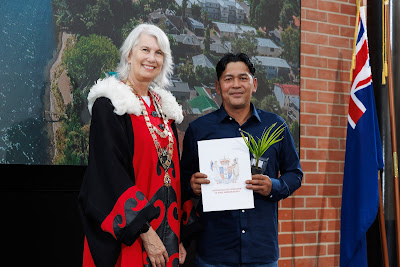 Photo from the HCC NZ Citizenship Ceremony (Afternoon) held in The Atrium, Wintec/Te Pukenga, Hamilton, Waikato, New Zealand at 3:30pm on Monday, 12 February, 2024. Photo: Mike Walen / KeyImagery Photography. Copyright: © Hamilton City Council.