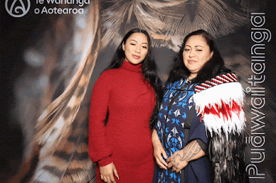 Booth photo from the TWoA Waiariki 2024 Graduations (Kawerau), held at Rautahi Marae, Kawerau, Bay of Plenty, New Zealand on Friday, 17 May, 2023. Photo: InstaBooth by KeyImagery Photography. Copyright: © Te Wānanga o Aotearoa.