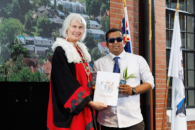 Photo from the HCC NZ Citizenship Ceremony 2 (Afternoon) held at The Atrium, Wintec/Te Pukenga, Hamilton, Waikato, New Zealand at 3:30pm on Monday, 17 June, 2024. Photo: Mike Walen / KeyImagery Photography. Copyright: © Hamilton City Council.