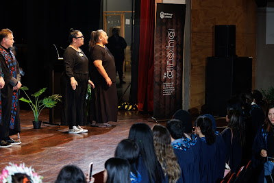 Photo from the TWoA Tāmaki Makaurau 2023 Graduations (Ceremony 2 @ 3pm), held at the Due Drop Events Centre, Manukau, Auckland, New Zealand on Wednesday, 7 June, 2023. Photo: Mike Walen / KeyImagery Photography. Copyright: © Te Wānanga o Aotearoa.