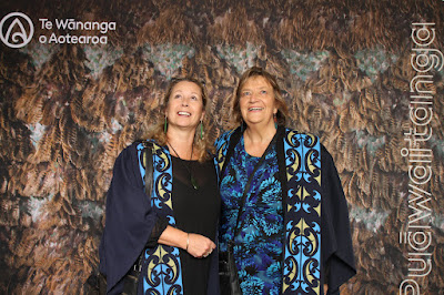 Booth photo from the TWoA Waiariki 2023 Graduations (Whakatāne), held at the Baptist Church, Whakatāne, Bay of Plenty, New Zealand on Wednesday, 17 May, 2023. Photo: Mike Walen / KeyImagery Photography. Copyright: © Te Wānanga o Aotearoa.