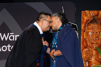Photo from Ceremony 6 of the TWoA Tāmaki Makaurau 2025 Graduations (May 2025) held at the Mangere Arts Centre in Auckland, New Zealand on Wednesday, 28 May, 2025. Photo by Mike Walen / KeyImagery Photography. Copyright: © 2025 Te Wānanga o Aotearoa.