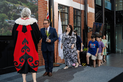 Photo from the HCC NZ Citizenship Ceremony (Afternoon) held in The Atrium, Wintec/Te Pukenga, Hamilton, Waikato, New Zealand at 3:30pm on Monday, 12 February, 2024. Photo: Mike Walen / KeyImagery Photography. Copyright: © Hamilton City Council.