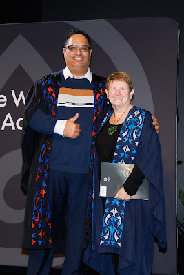Photo from Ceremony 6 of the TWoA Tāmaki Makaurau 2025 Graduations (May 2025) held at the Mangere Arts Centre in Auckland, New Zealand on Wednesday, 28 May, 2025. Photo by Mike Walen / KeyImagery Photography. Copyright: © 2025 Te Wānanga o Aotearoa.