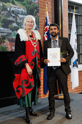 Photo from the HCC NZ Citizenship Ceremony 2 (Afternoon) held at The Atrium, Wintec/Te Pukenga, Hamilton, Waikato, New Zealand at 3:30pm on Monday, 17 June, 2024. Photo: Mike Walen / KeyImagery Photography. Copyright: © Hamilton City Council.