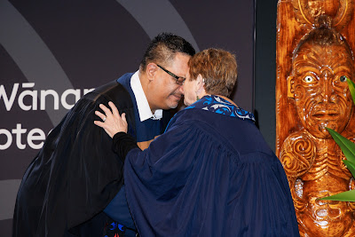 Photo from Ceremony 6 of the TWoA Tāmaki Makaurau 2025 Graduations (May 2025) held at the Mangere Arts Centre in Auckland, New Zealand on Wednesday, 28 May, 2025. Photo by Mike Walen / KeyImagery Photography. Copyright: © 2025 Te Wānanga o Aotearoa.