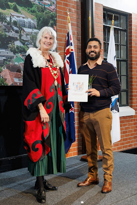 Photo from the HCC NZ Citizenship Ceremony 2 (Afternoon) held at The Atrium, Wintec/Te Pukenga, Hamilton, Waikato, New Zealand at 3:30pm on Monday, 17 June, 2024. Photo: Mike Walen / KeyImagery Photography. Copyright: © Hamilton City Council.