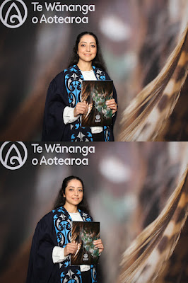 Booth photo from Ceremony 1 of the TWoA Tāmaki Makaurau 2025 Graduations (November Ceremonies) held at Church Unlimited, Glendene, Auckland, New Zealand at 12pm on Tuesday, 11 November, 2025. Photography by InstaBooth / KeyImagery Photography. Copyright: © 2025 Te Wānanga o Aotearoa.