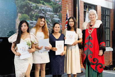 Photo from the HCC NZ Citizenship Ceremony 2 (Afternoon) held at The Atrium, Wintec/Te Pukenga, Hamilton, Waikato, New Zealand at 3:30pm on Monday, 17 June, 2024. Photo: Mike Walen / KeyImagery Photography. Copyright: © Hamilton City Council.