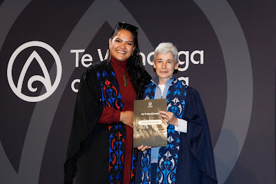 Photo from Ceremony 6 of the TWoA Tāmaki Makaurau 2025 Graduations (May 2025) held at the Mangere Arts Centre in Auckland, New Zealand on Wednesday, 28 May, 2025. Photo by Mike Walen / KeyImagery Photography. Copyright: © 2025 Te Wānanga o Aotearoa.
