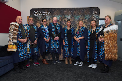 Photo from the TWoA Waiariki 2023 Graduations (Kawerau), held at  Rautahi Marae, Kawerau, Bay of Plenty, New Zealand on Friday, 2 June, 2023. Photo: Alick Saunders for KeyImagery Photography. Copyright: © Te Wānanga o Aotearoa.