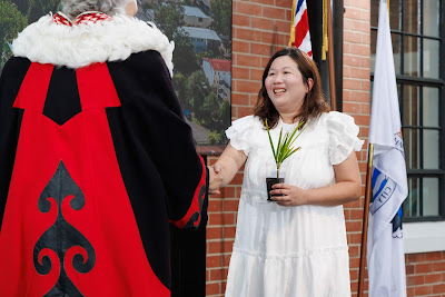 Photo from the HCC NZ Citizenship Ceremony (Afternoon) held in The Atrium, Wintec/Te Pukenga, Hamilton, Waikato, New Zealand at 3:30pm on Monday, 12 February, 2024. Photo: Mike Walen / KeyImagery Photography. Copyright: © Hamilton City Council.