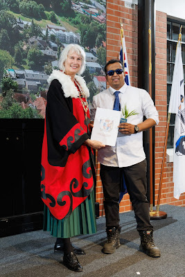 Photo from the HCC NZ Citizenship Ceremony 2 (Afternoon) held at The Atrium, Wintec/Te Pukenga, Hamilton, Waikato, New Zealand at 3:30pm on Monday, 17 June, 2024. Photo: Mike Walen / KeyImagery Photography. Copyright: © Hamilton City Council.