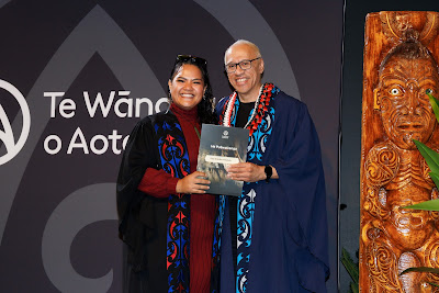 Photo from Ceremony 6 of the TWoA Tāmaki Makaurau 2025 Graduations (May 2025) held at the Mangere Arts Centre in Auckland, New Zealand on Wednesday, 28 May, 2025. Photo by Mike Walen / KeyImagery Photography. Copyright: © 2025 Te Wānanga o Aotearoa.