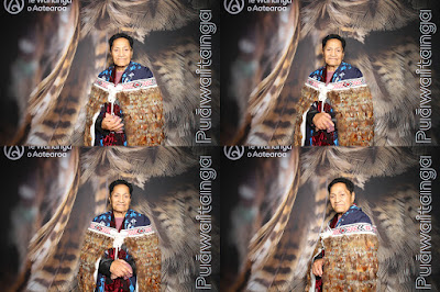 Booth photo from the TWoA Waiariki 2024 Graduations (Kawerau), held at Rautahi Marae, Kawerau, Bay of Plenty, New Zealand on Friday, 17 May, 2023. Photo: InstaBooth by KeyImagery Photography. Copyright: © Te Wānanga o Aotearoa.