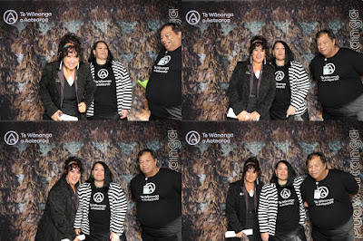 Booth photo from the TWoA Waiariki 2023 Graduations (Waiwhero), held at Te Puia, Rotorua, Bay of Plenty, New Zealand on Friday, 12 May, 2023. Photo: Instabooth by KeyImagery. Copyright: © Te Wānanga o Aotearoa.